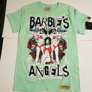Brand X Los Angeles Streetwear Small Green Mens Barbie’s Angels